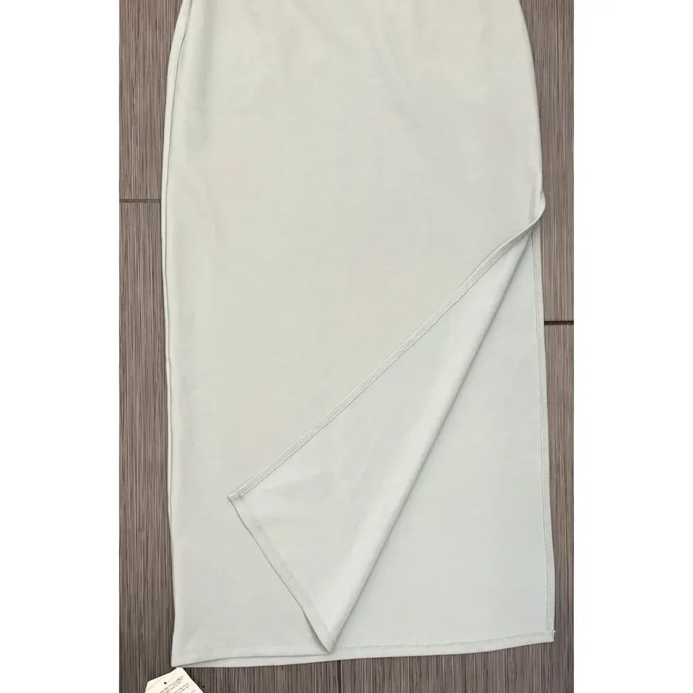 Abercrombie & Fitch Women’s Mint Green Asymmetrical Long Dress Size Small NWT